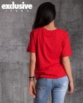 I Don't Care T-Shirt, Red Color