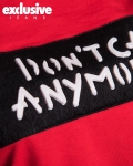 I Don't Care T-Shirt, Red Color