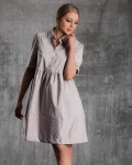 Kylie Smock Dress, Grey Color