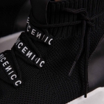 Los Angeles Sock Sneakers, Black Color