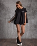 Never Tulle top, Black Color