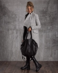Material Girl Leather Tote Bag, Black Color