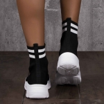 Boulevard Sock Sneakers, Black Color