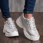 Double chunky platform sneakers, Black Color