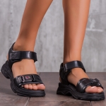 Journey Leather Sandals, Red Color