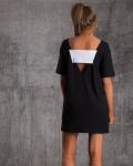 Adults Only T-Shirt Dress, Black Color