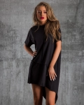 Verona Dress With Back Detail, Black Color