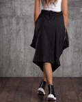 Flashy Extravagant Skirt, Black Color
