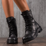 Intense Ankle Boots With Studs, Black Color