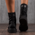 Minnesota Pony Ankle Boots, Black Color