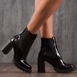 Fortuna Heeled Boots, Black Color