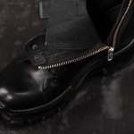 Ultra Leather Boots, Black Color