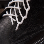 Avenue Leather Boots, Black Color