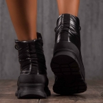 Extreme Ankle Boots, Black Color
