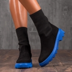 Marina Sock Boots, Black Color