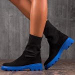 Marina Sock Boots, Black Color