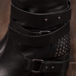 Marsala Heeled Boots, Black Color