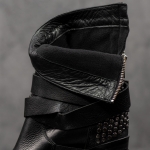 Marsala Heeled Boots, Black Color