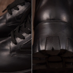 Trinity Leather Boots, Black Color