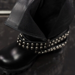 Master Studded Boots, Black Color