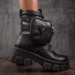 Cassie Boots With Mini Bags, Black Color