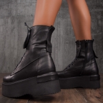 Kingston Chunky Sole Boots, Black Color