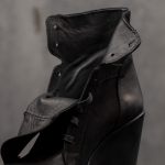 Envy Platform wedge ankle boots, Black Color
