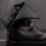 Encore Leather Boots, Black Color