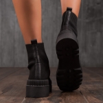 Selena Sock Boots, Black Color