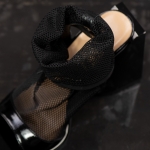 Encino Heeled Boots, Black Color