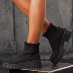 Arlene Sock Boots, Black Color