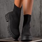 Arlene Sock Boots, Black Color