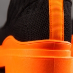 Aura Sock Boots, Orange Color