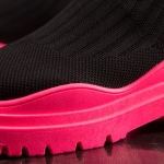 Aura Sock Boots, Pink Color
