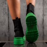 Feeling Sock Boots, Green Color