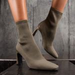 Tiramisu Sock Boots, Black Color