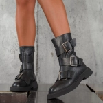 Боти Buckle Up, Черен Цвят