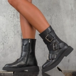 Боти Buckle Up, Черен Цвят