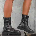 Боти Buckle Up, Черен Цвят