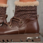 Боти My Brand, Кафяв Цвят
