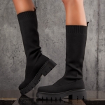 Affair Sock Boots, Black Color