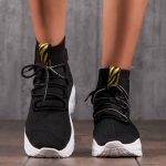 Calabasas Sock Sneakers, Black Color