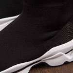 Hypnotic Sock Sneakers, Silver Color