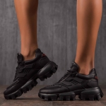 Almighty Chunky Sneakers, Black Color