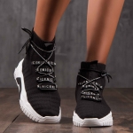 Sunrise Sock Sneakers, Black Color