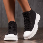 Mood Lace-Up Sneakers, White Color