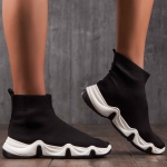 Rocky Road Sock Sneakers, Black Color