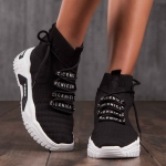 Compilation Sock Sneakers, Black Color