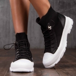Dakota Sock Sneakers, White Color