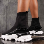After Party Sock Sneakers, Black Color